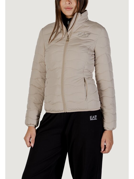 EA7 Emporio Armani EA7 Emporio Armani Kurtka puchowa 8NTB21 TNF8Z Beżowy Casual Fit