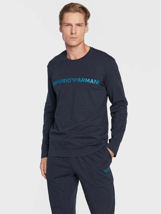 Emporio Armani Underwear Pižama 111907 2F516 00135 Mornarsko modra Regular Fit