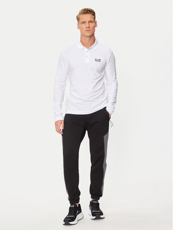 EA7 Emporio Armani EA7 Emporio Armani Polo 8NPF15 PJVQZ 1100 Bijela Regular Fit