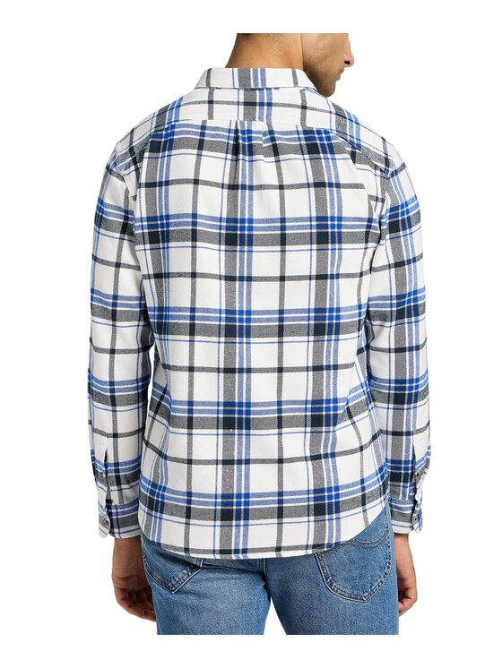 Lee Lee Koszula 112355646 Biały Relaxed Fit
