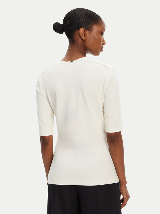 BOSS BOSS Bluse Egamma 50541894 Écru Slim Fit