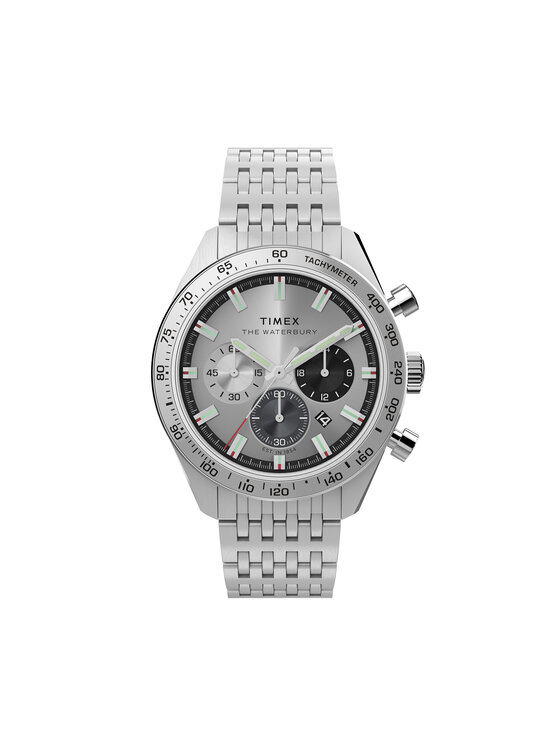 Timex Hodinky Waterbury TW2Y18700 Strieborná