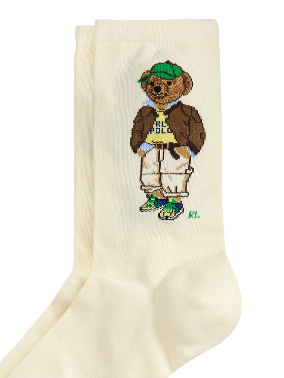 Polo Ralph Lauren Polo Ralph Lauren Hohe Herrensocken 455982926001 Écru