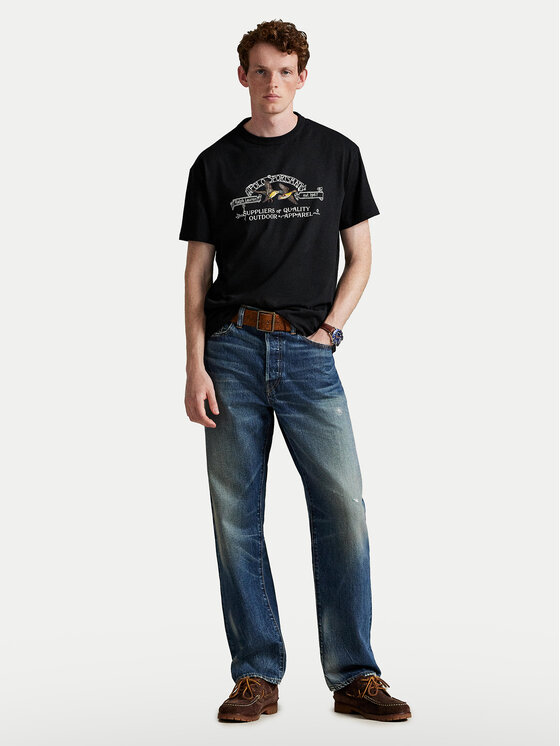 Polo Ralph Lauren Polo Ralph Lauren T-shirt 710981142001 Crna Classic Fit