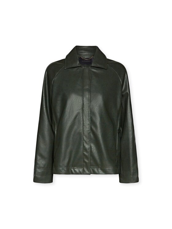 Elena Mirò Elena Mirò Cappotto invernale R303P000069N035 Verde A-Line Fit