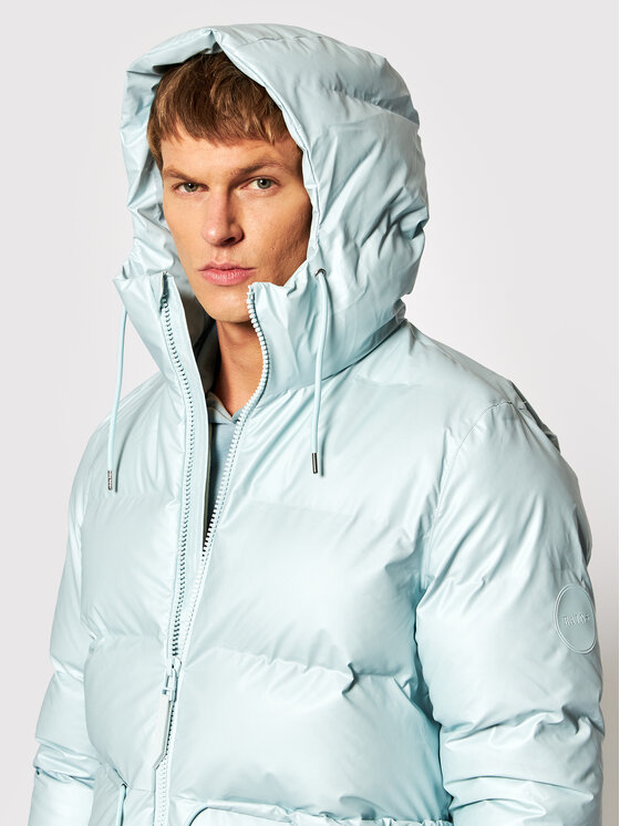 Rains Rains Μπουφάν χειμωνιάτικο Unisex 1537 Μπλε Regular Fit
