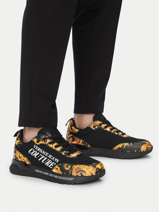 Versace Jeans Couture Versace Jeans Couture Sportcipők 80YA3SA5 Fekete