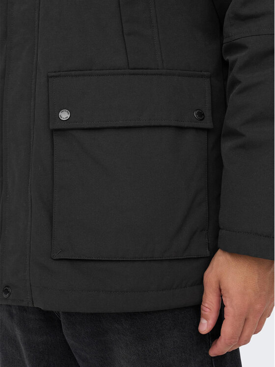 Only & Sons Only & Sons Hanorac Jayden 22022654 Negru Regular Fit