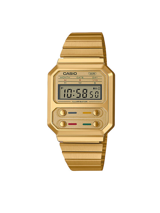 Casio Casio Pulkstenis Vintage A100WEG-9AEF Zelta