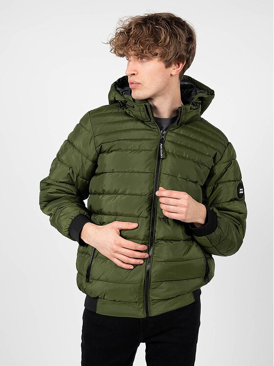 Pepe Jeans Pepe Jeans Μπουφάν μεταβατικό PM402598 | James Πράσινο Regular Fit