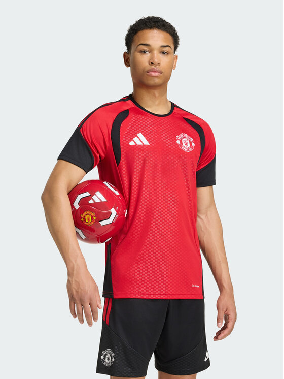 adidas adidas Koszulka techniczna 169153 Czerwony Slim Fit