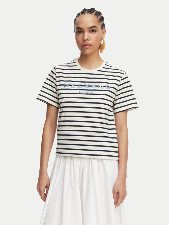 Weekend Max Mara Weekend Max Mara T-Shirt Bora 2615971042 Σκούρο μπλε Regular Fit