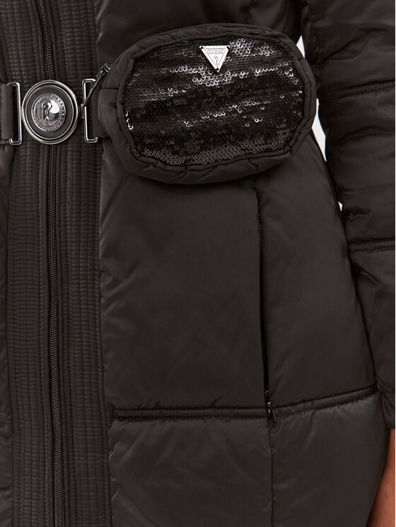Guess Guess Cappotto invernale W3BL84 WEX12 Nero Regular Fit