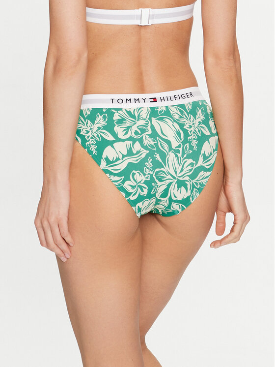 Tommy Hilfiger Tommy Hilfiger Donji dio kupaćeg kostima UW0UW05365 Zelena