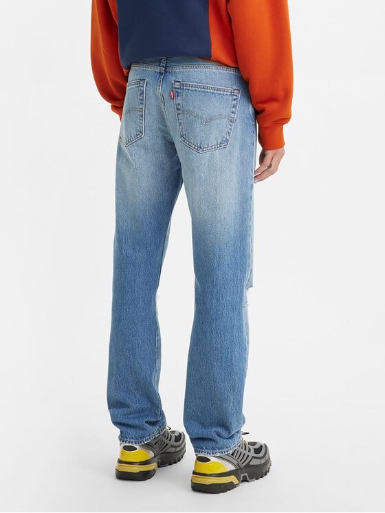 Levi's® Levi's® Jeans hlače 501® 00501-3375 Modra Straight Fit