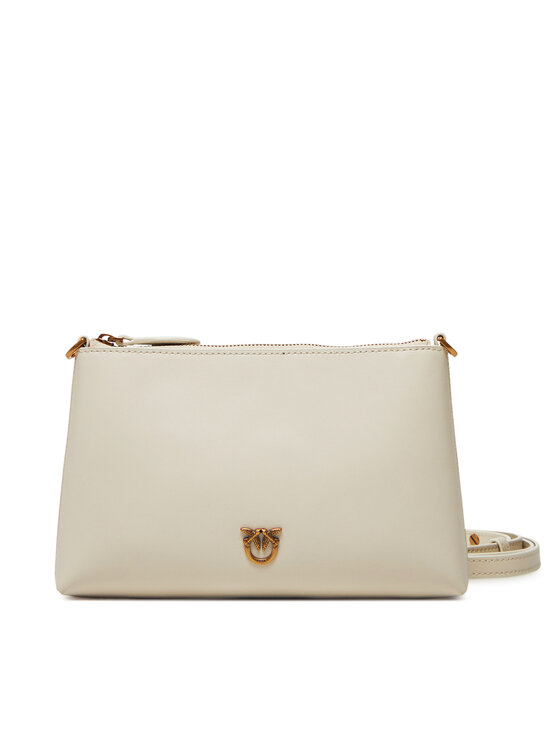 PINKO Handtasche Flat Horizontal Mini PE 25 PCPL 104277 A0F1 Weiß, Größe 00