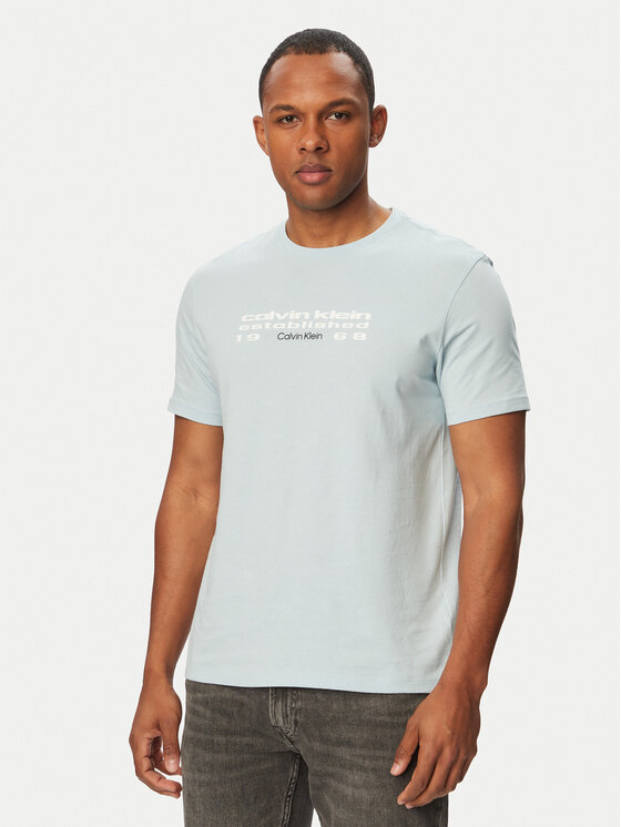 Calvin Klein Jeans Calvin Klein Jeans T-särk SS 30s EU LV04RG800G Sinine Regular Fit