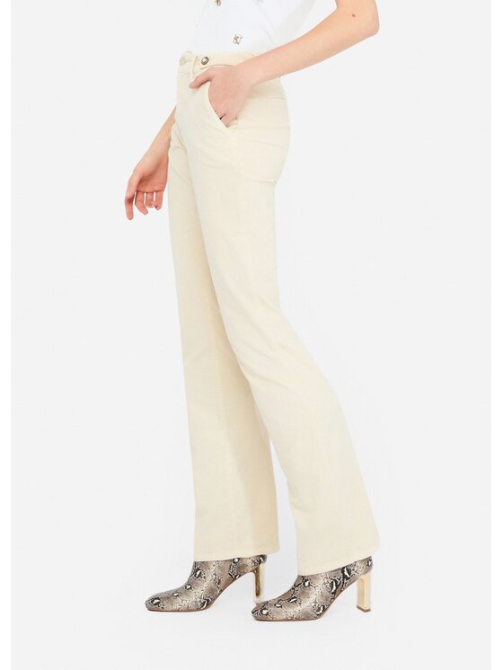 Liu Jo Liu Jo Pantaloni di tessuto MF5308T459020304 Beige Slim Fit