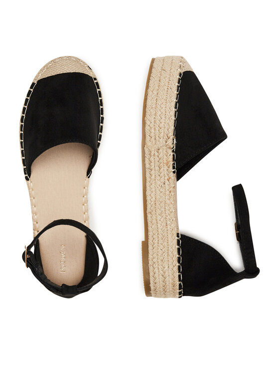 DeeZee DeeZee Espadryle WSS990-215 Czarny