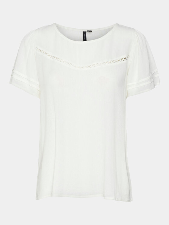 Vero Moda Vero Moda Bluse Menny 10303665 Weiß Regular Fit