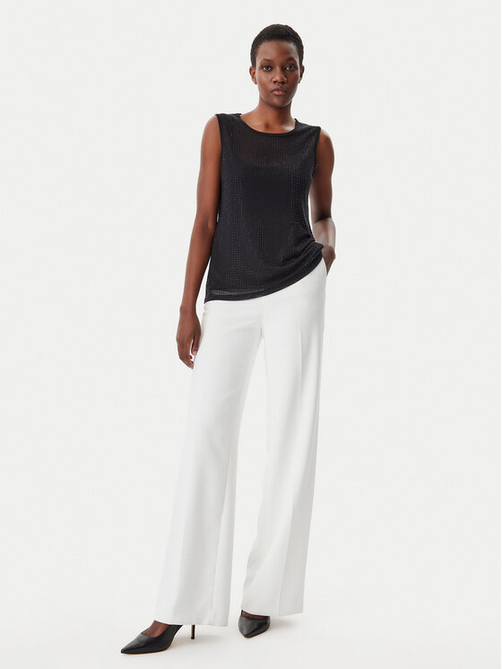 LOLA CASADEMUNT LOLA CASADEMUNT Top LS2515046 Szary Regular Fit