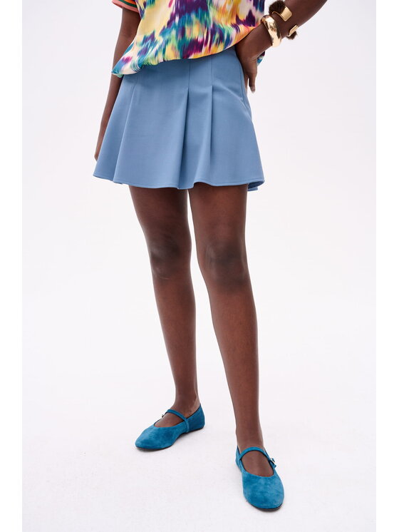blue shadow blue shadow Szorty Luna Niebieski Regular Fit