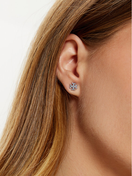 Tory Burch Tory Burch Σετ κολιέ και σκουλαρίκια 165322 Ασημί