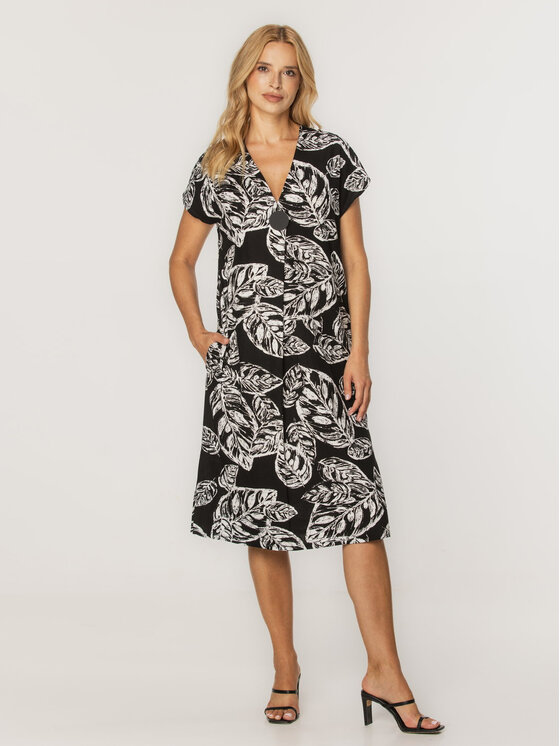 Willsoor Willsoor Sukienka codzienna 67811 Czarny Casual Fit