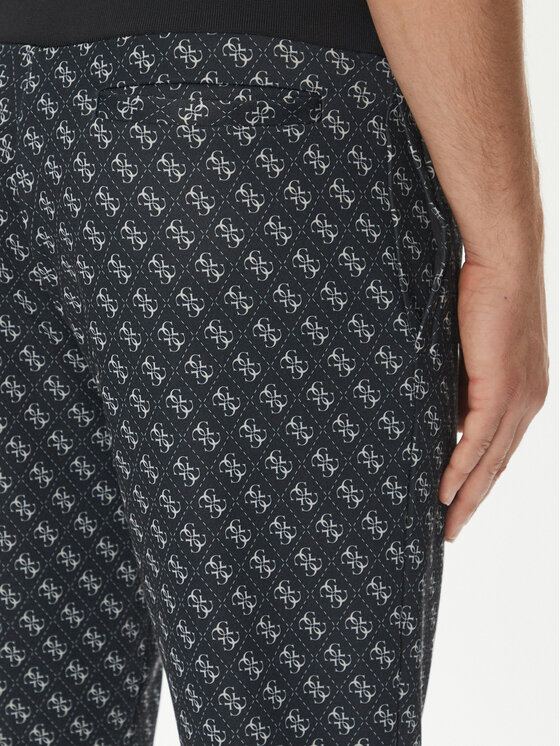 Guess Guess Долнище анцуг Korbin Z2BB05 FL04Q Черен Regular Fit