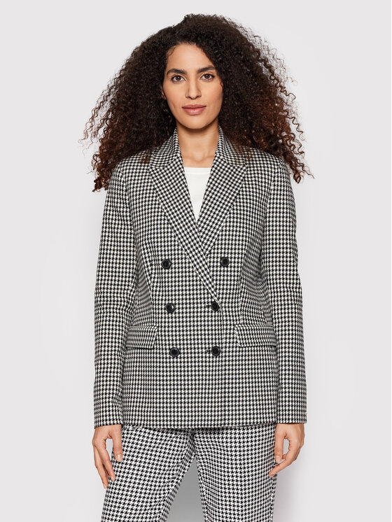 tommy hilfiger houndstooth blazer