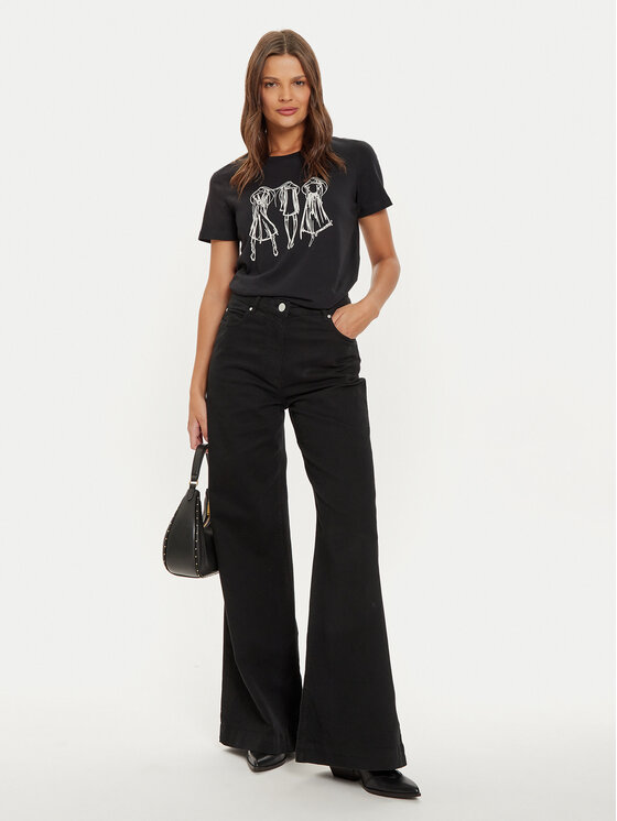 Vero Moda Vero Moda T-särk Romy 10320297 Must Regular Fit