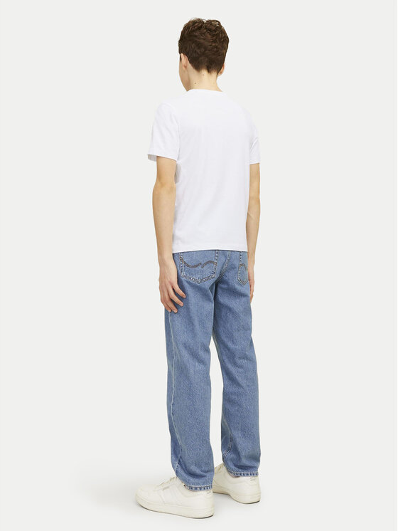 Jack&Jones Junior Jack&Jones Junior Marškinėliai Logo 12258876 Balta Regular Fit