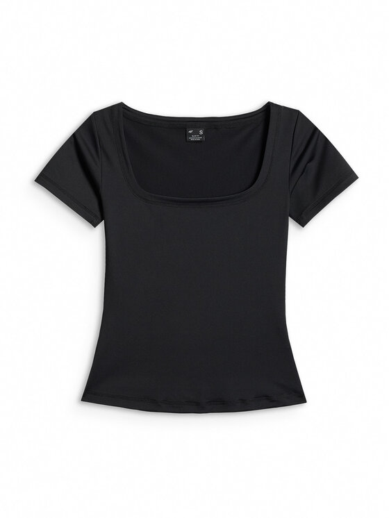 4F 4F T-Shirt EVERYWEAR Czarny Slim Fit