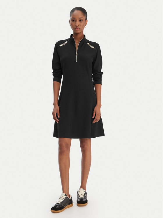 Liu Jo Sport Liu Jo Sport Rochie de zi TA6019 JS182 Negru Regular Fit