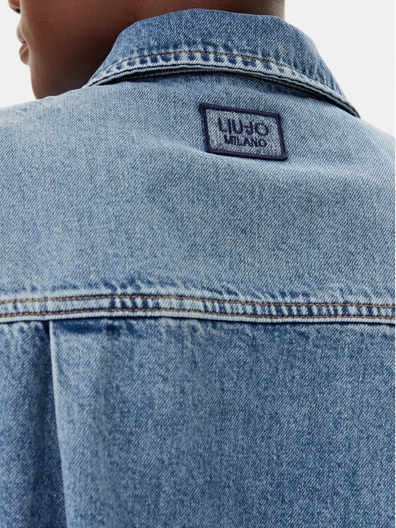 Liu Jo Liu Jo Jeans obleka UA5191 D4990 Modra Regular Fit