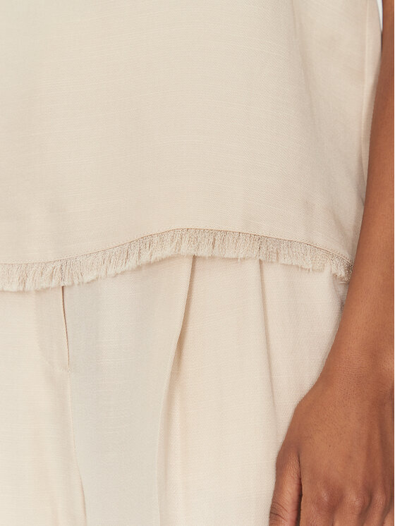 Marella Marella Μπλουζάκι Platino 2515161061 Μπεζ Regular Fit