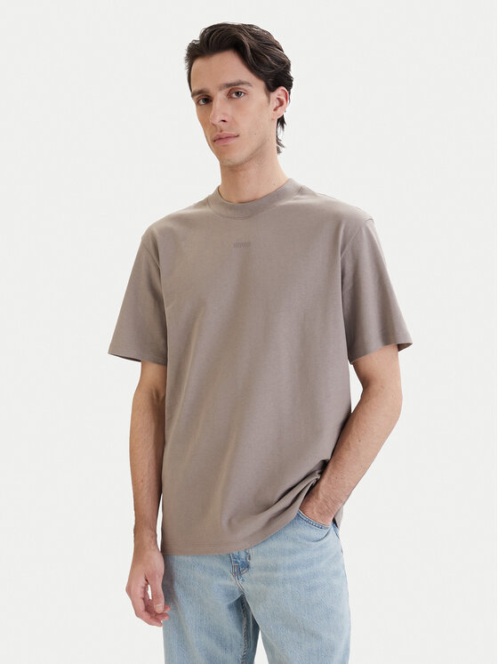 HUGO HUGO Póló Dapolino 50488330 Bézs Relaxed Fit