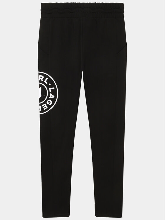 Karl Lagerfeld Kids Karl Lagerfeld Kids Jogginghose Z14216 S Schwarz Regular Fit