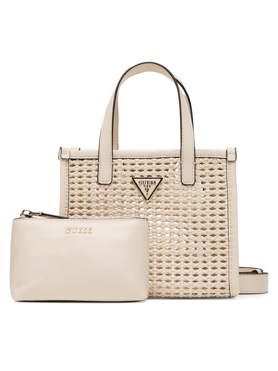 Geantă Guess Brigitta Mini HWWZ72 06770 Écru