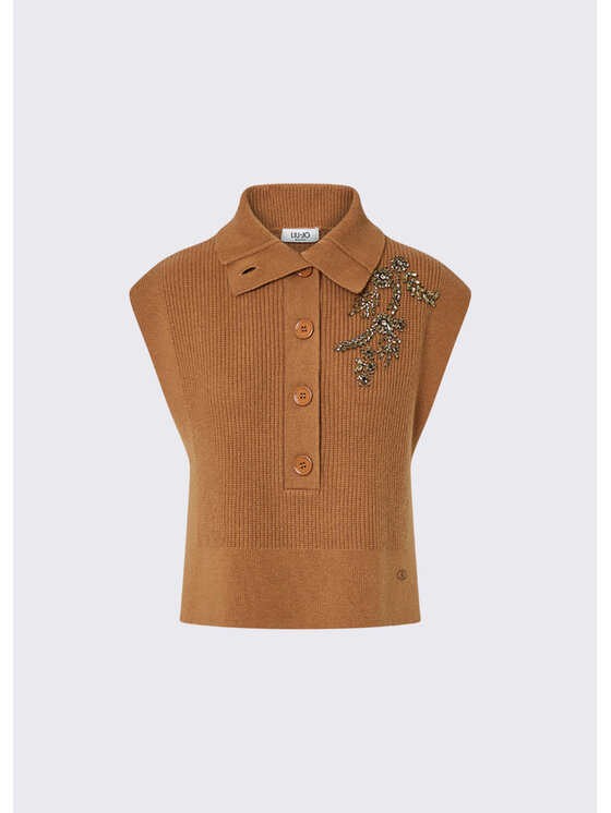 Liu Jo Liu Jo Maglione WF6464MS00981020 Beige Regular Fit