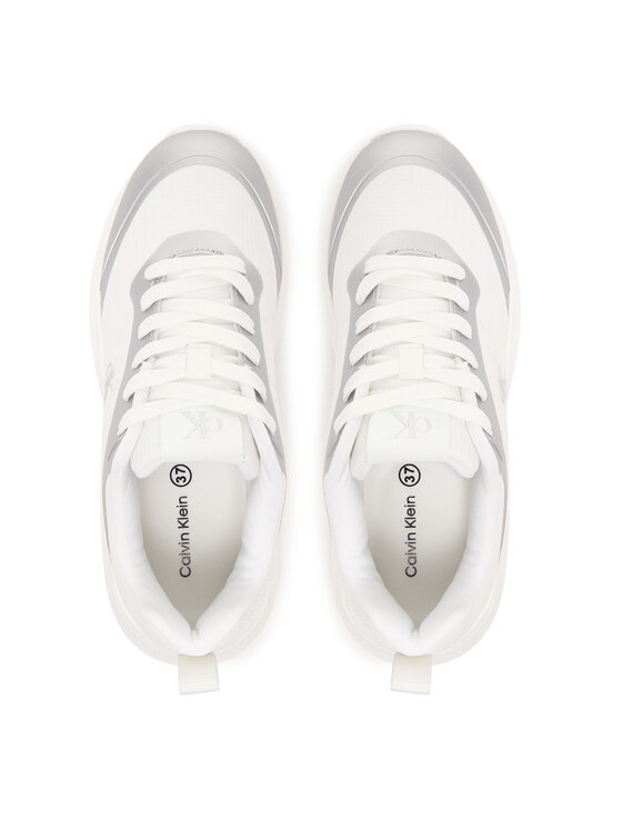 Calvin Klein Calvin Klein Snīkeri Low Cut Lace-Up V3A9-83233-1844X059 S Balts