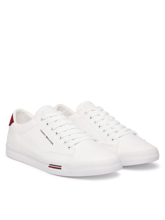 Tommy Hilfiger Tommy Hilfiger Πάνινα παπούτσια Vulc Core Rwb Long FM0FM05813 Λευκό