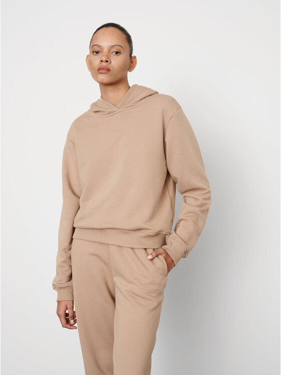 La Mania La Mania Bluza ALI Beżowy Active Fit