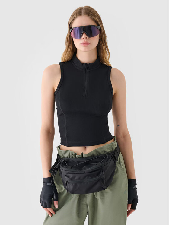 4F 4F Top 4FRAW24TSLEF182-20S Nero Slim Fit