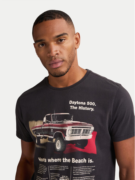Petrol Industries Petrol Industries T-Shirt M-1050-TSR604 Černá Regular Fit