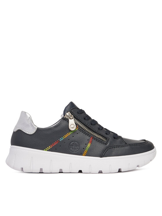 Rieker Rieker Sneakersy N1313-14 Tmavomodrá