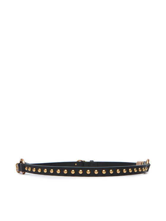 PINKO PINKO Pasek Damski Studs Belt H 1,2 AI 25-26 105872 A0F1 Czarny