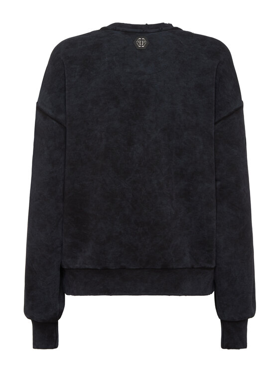 PHILIPP PLEIN PHILIPP PLEIN Bluza 25495 Czarny Regular Fit
