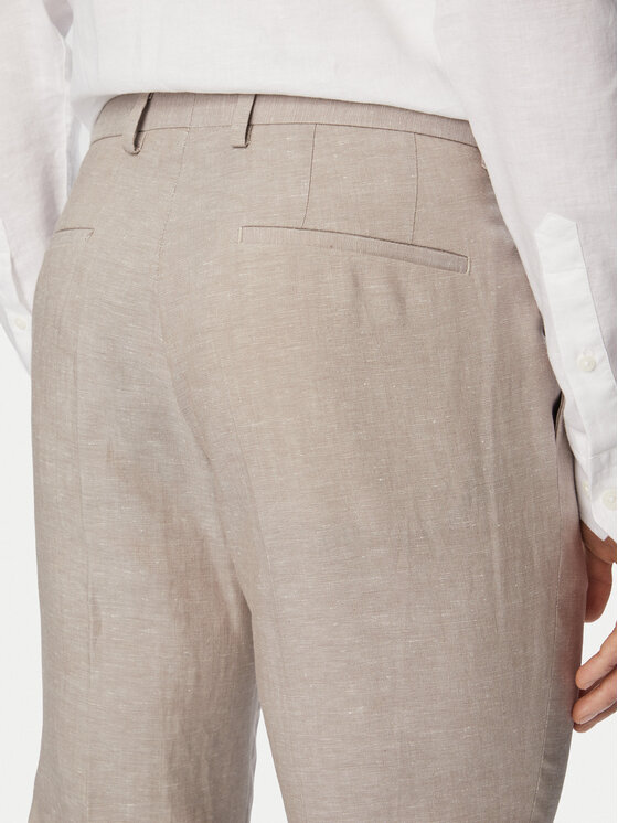 HUGO HUGO Costum Arti/Hesten242V1X 50559671 Bej Extra Slim Fit
