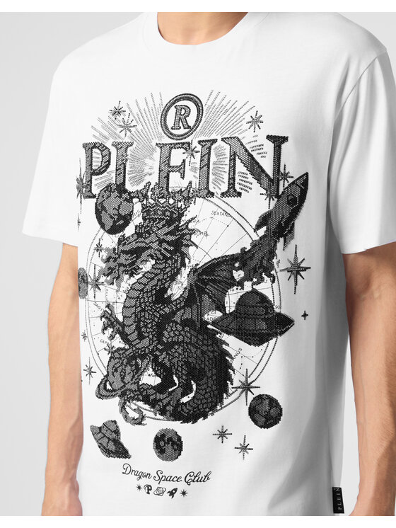 PHILIPP PLEIN PHILIPP PLEIN T-Shirt 31075 Bílá Regular Fit